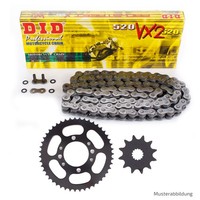 DID Kettensatz FüR Cagiva Planet 125 1998 Mit Kette VX2 Clip Stahl