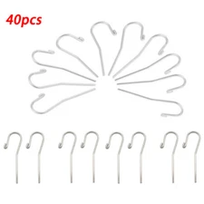 40PCS-Dental oral root canal measurement Lip hook Stainless steel hook accessory