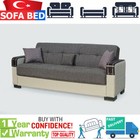 Turkish 3 Seater Ottoman Storage Sofa Bed Modern Luxury Bedroom with Cushions