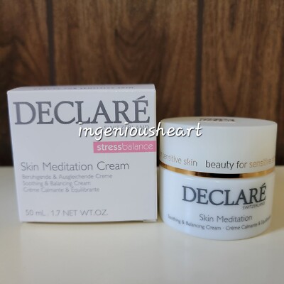 DECLARE Stress Balance  Skin Meditation Cream For Sensitive Skin 1.7 oz