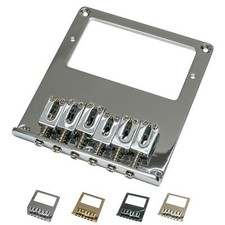 Telecaster Compatible Humbucker Bridge 6 Saddles Through Body Stringing