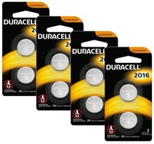 8 Duracell CR 2016 ECR2016 CR2016 DL 2016 3V Lithium Battery Japan Exp 2027