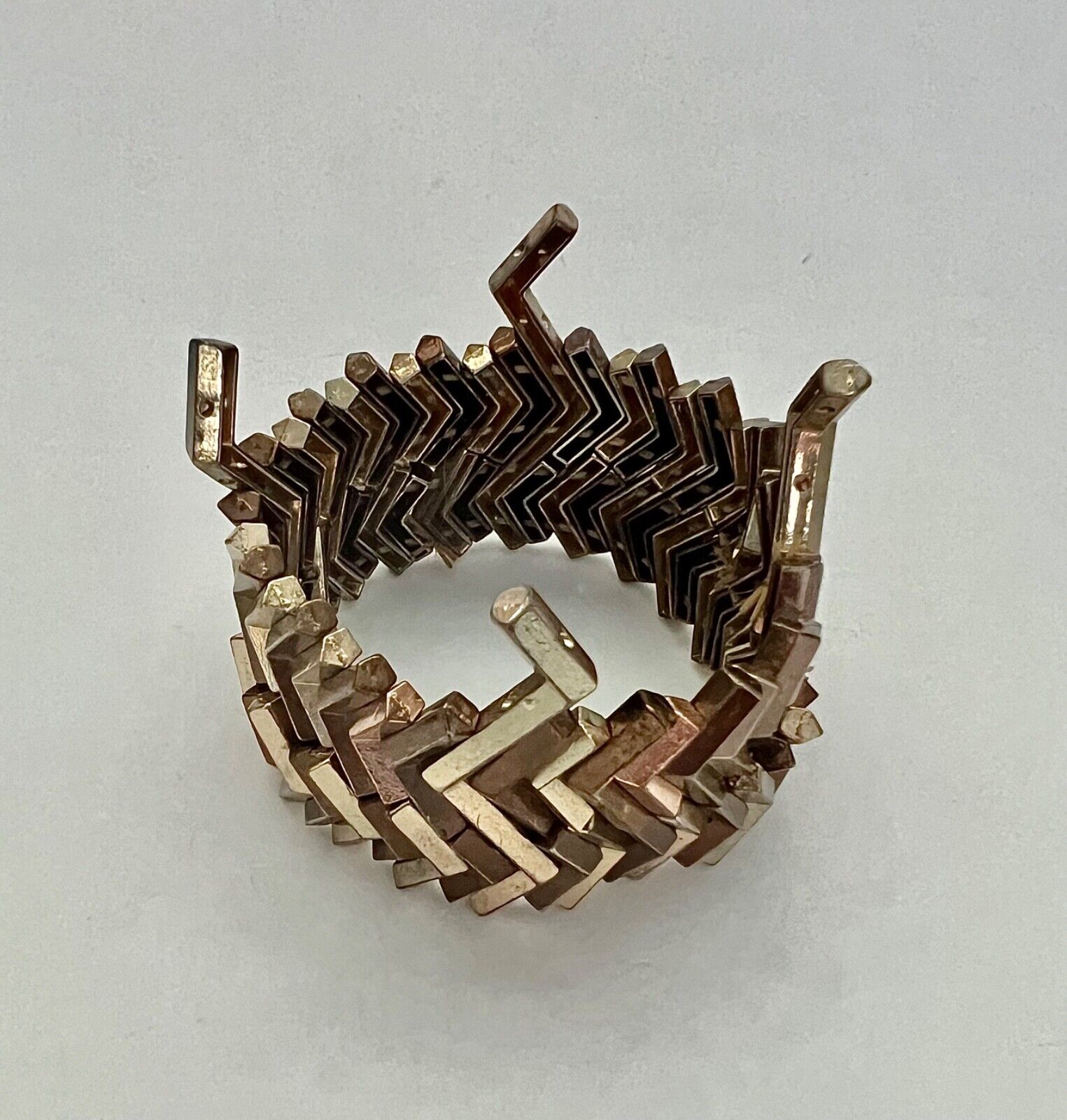 Vintage Metal Cuff Bracelet - image 2