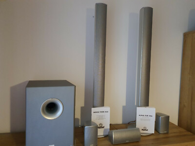 Magnat Needle 9000 Alu Lautsprecher + Active Subwoofer