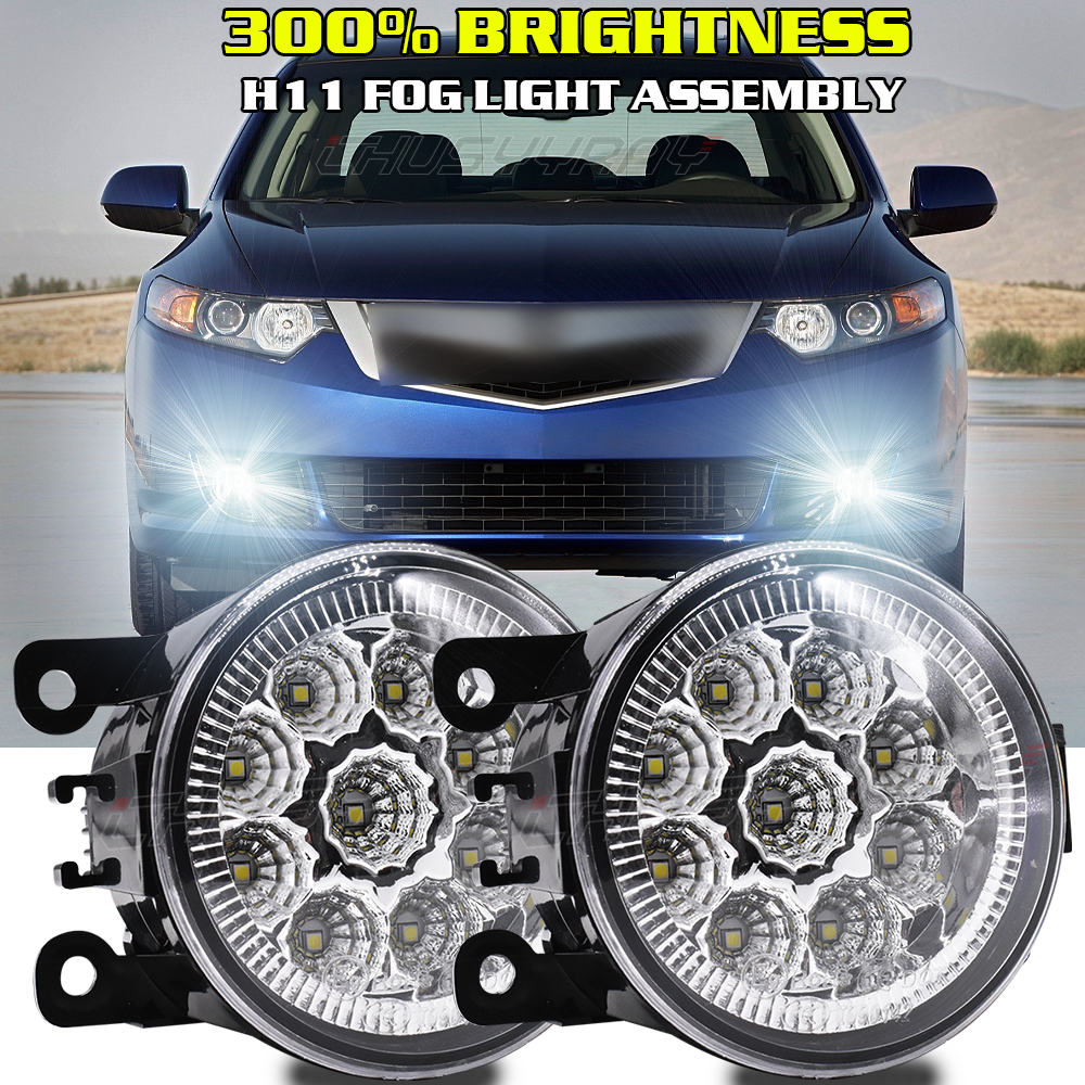 For 2012 2013 2014 Acura TL Front Bumper Fog Lights Driving Lamps