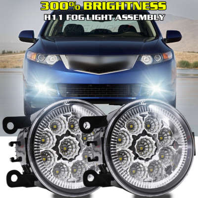 For 2012 2013 2014 Acura TL Front Bumper Fog Lights Driving Lamps