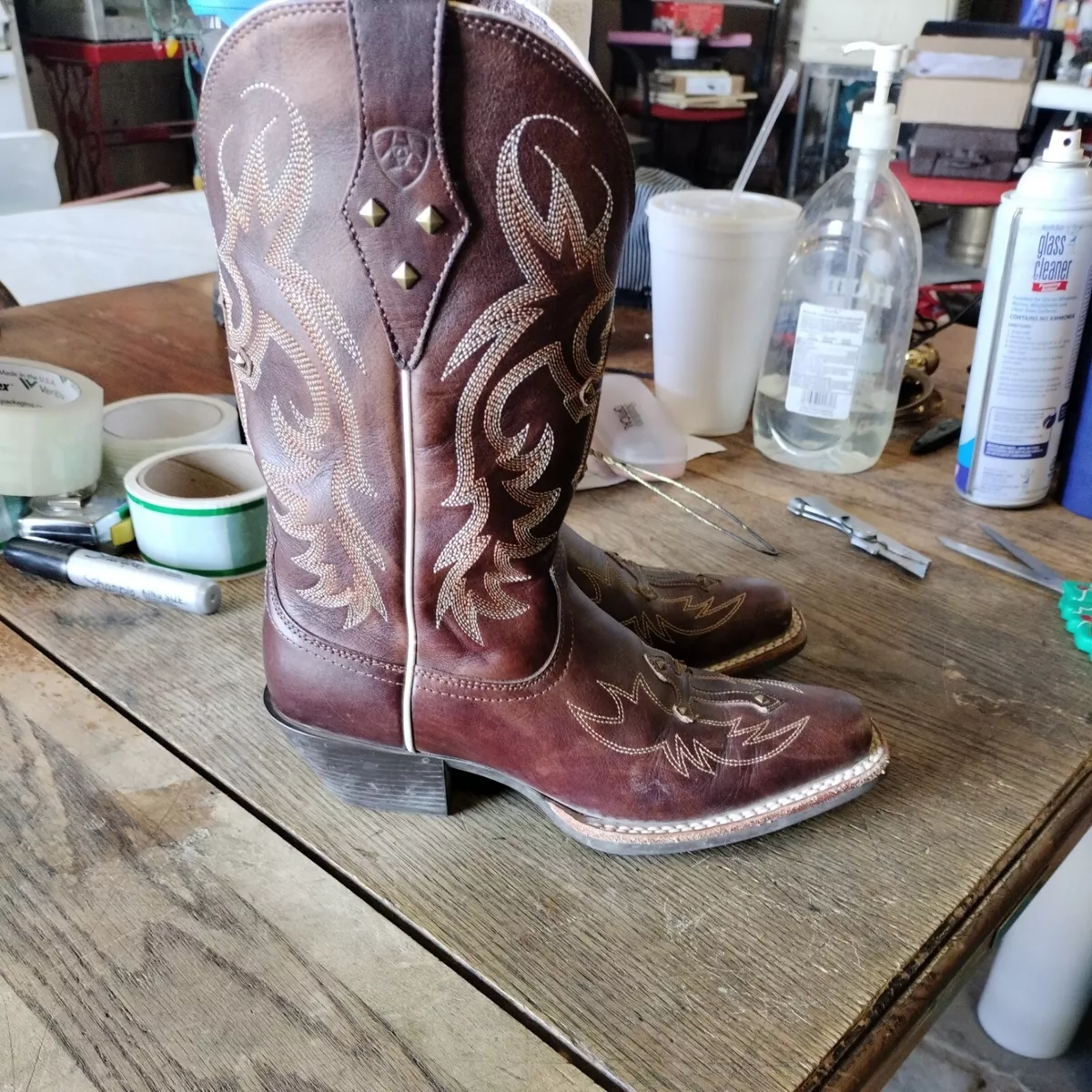 Used ladies western best sale boots