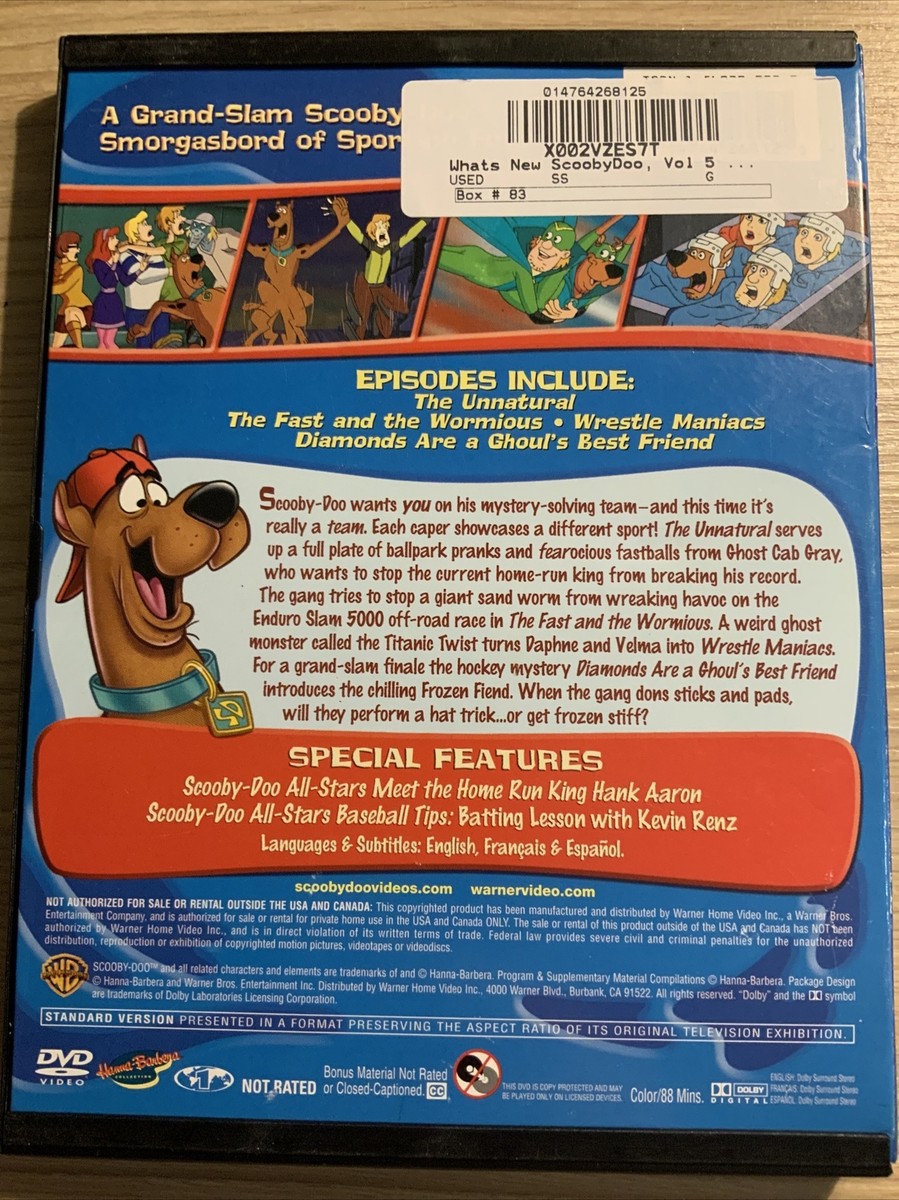 What's New Scooby Doo 5: Sports Spooktacular (DVD, 2001