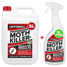 Carpet Moth Killer Spray – Pro-Strength Formula 1 +5Ltr - HOUSEHOLD FAST-ACTING