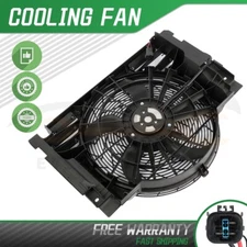For 2000-2006 BMW X5 3.0L 4.4L 4.8L Engine A/C Condenser Cooling Fan Assembly