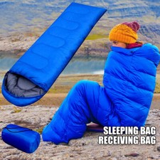 Thick Adult Cold Weather Warm Sleeping Bag For Big  Tall Waterproof Winter Bag