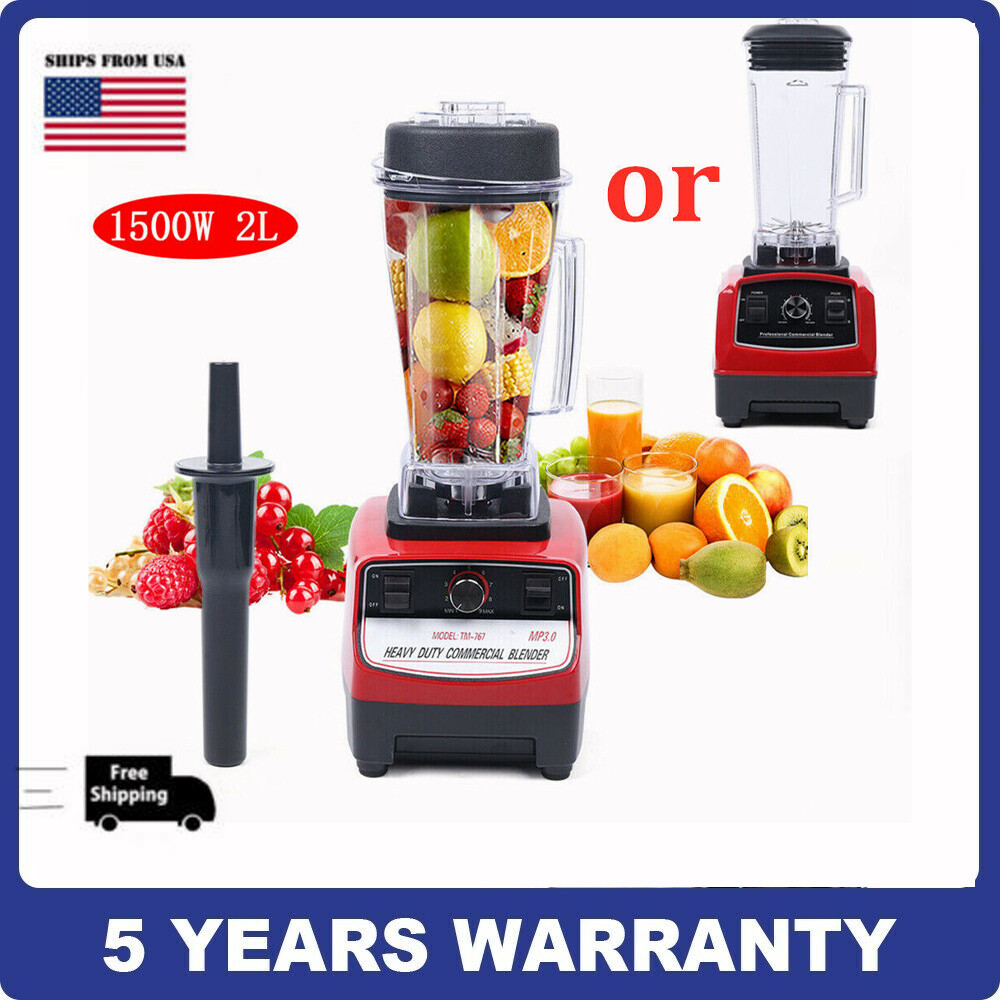 1500W High-speed Blender Smoothie Maker Quiet Industrial