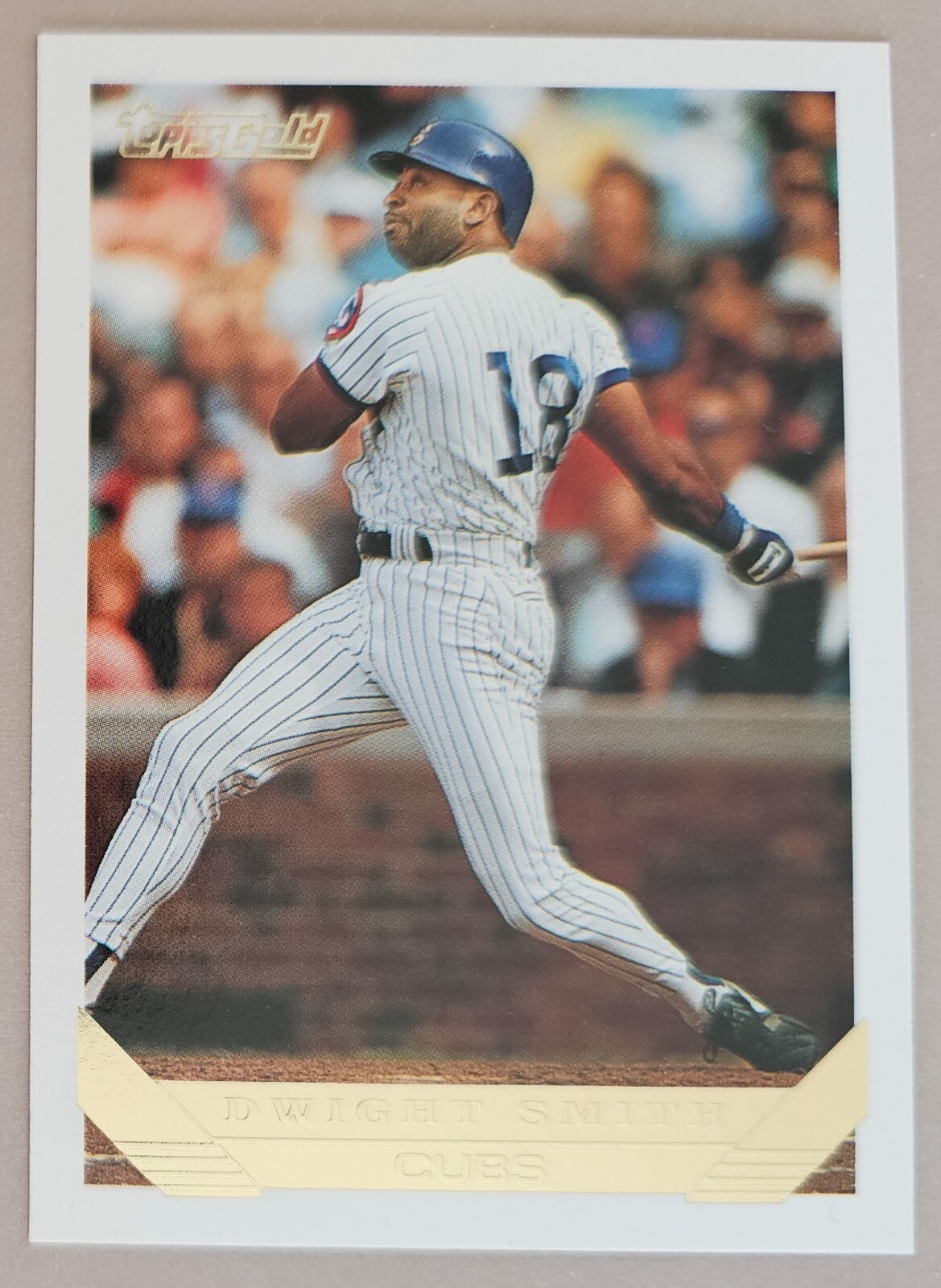 1993 Topps #688 Dwight Smith Gold Chicago Cubs