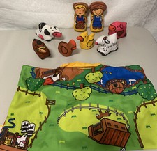 Melissa  Doug Farm Themed Bag With Plush K  s Kids