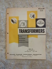 Vintage 1960 STANCOR Transformer Replacement Guide CATALOG TV Audio Radio S-105