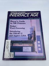 Interface Age Magazine April 1983, Graphics  Vintage Computing/Computers