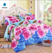 Duvet  set King. Beautiful 3D sets with two pillow shams and flat sheet.