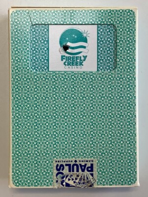 Firefly Creek Casino Playing Cards - Granite Falls, Minnesota - Closed in 2003