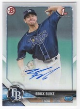 BROCK BURKE 2018 Bowman Prospects AUTOGRAPH ROOKIE #PA-BB