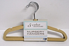 5 Pack Delta Children Velvet Baby Nursery Clothes Hangers Slim Non-Slip Design