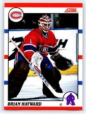 1990 Score Canadian #304 Brian Hayward  Hockey Montreal Canadiens