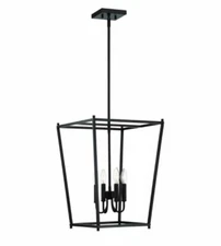 Park Harbor PHFPL1074ORB 4-Light 15"W Taper Candle Pendant