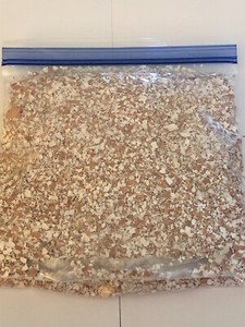 Hand Crushed Free Range Chicken Egg Shells - 1 Pound Bag. Calcium + Iron