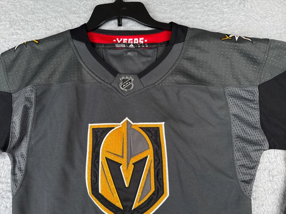 Хоккейная футболка Las Vegas Golden Knights молодежная большая размер XL серая Adidas Climalite - Изображение 4 из 4