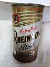 Rheingold , Chicago Ill  flat top  can  beer can , EMPTY