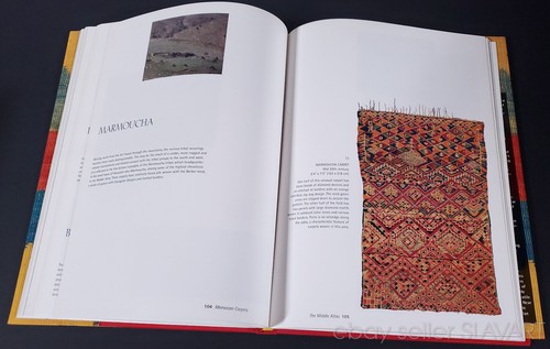 BOOK Moroccan Carpets Berber textile weaving art tribal Maghrib kilim bag Hali - Picture 7 of 9