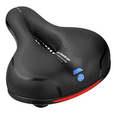 Bicycle Saddle/Seat Memory Foam/Shock Absorbing Springs - with Clamp