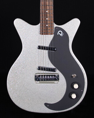 Danelectro D59 MOD New Old Stock, Silver Metal Flake
