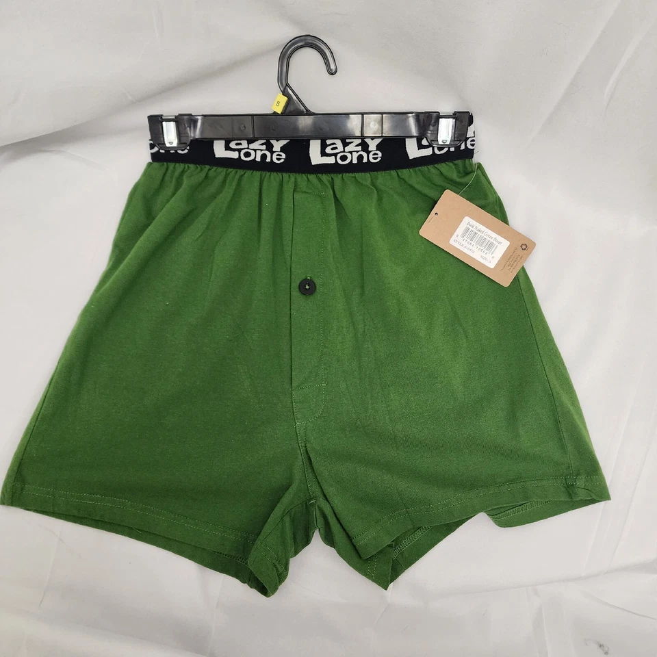 Lazy One funny men's Boxer shorts Deer PJ lounge shorts Buck Naked  100% cotton - Image 2 of 3