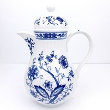 Teekanne Seltmann Weiden Friederike Alt Dresden blau ca. 23,5 cm hoch. Sehr Gut