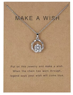 Make A Wish Necklace Gift Pendant Clavicle Necklace