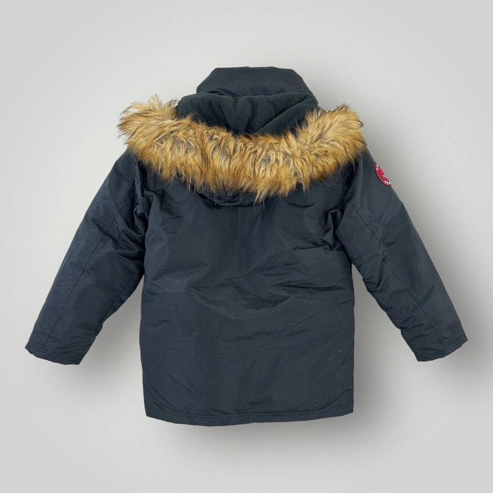 Canada Weather Gear Mujer GRANDE (14-16) Invierno Peso Negro Chaqueta Parka con Capucha Foto 3 de 4