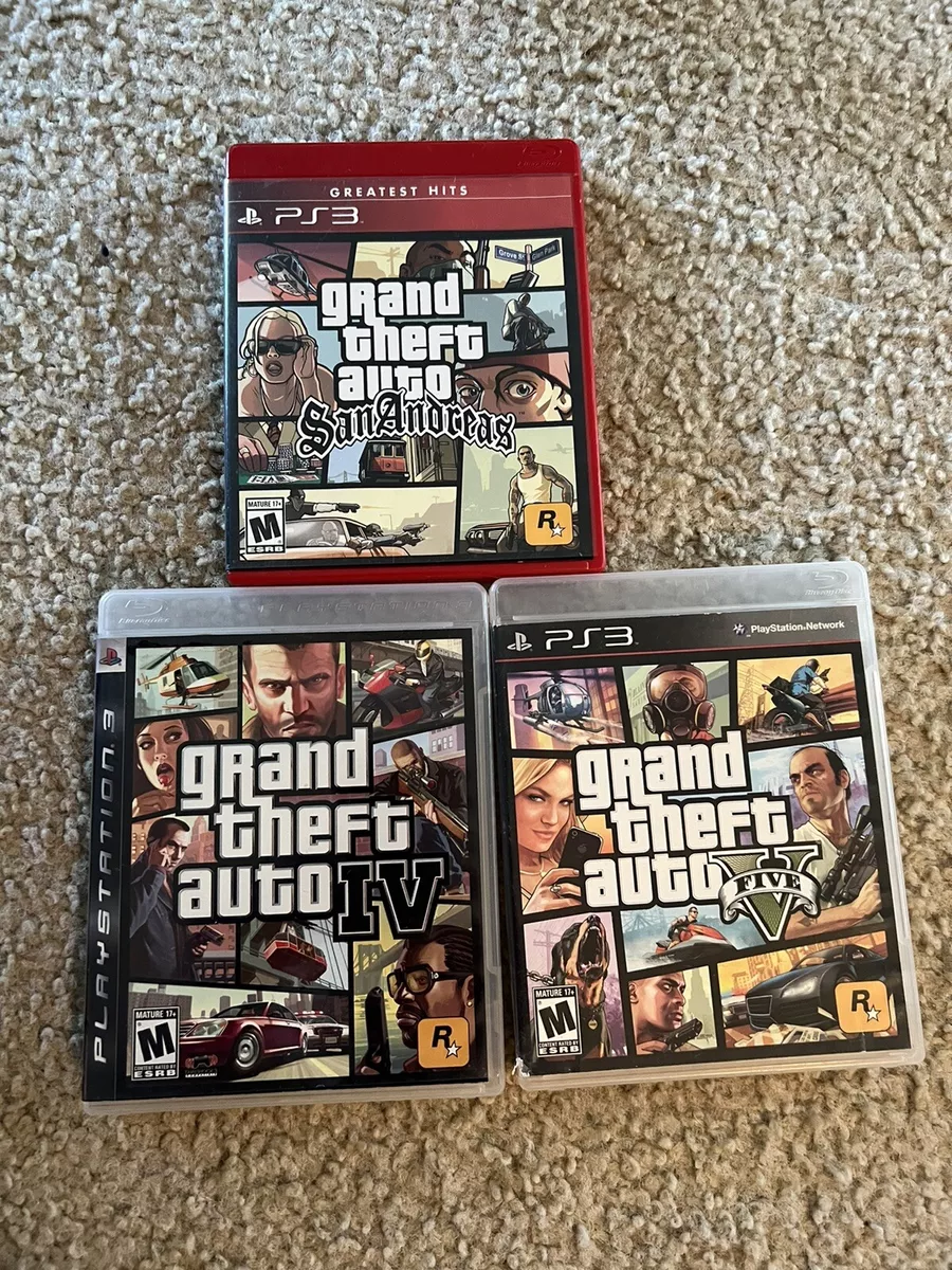 Grand Theft Auto San Andreas Playstation 3 PS3 Rockstar Brand New Free  Shipping! 710425476938