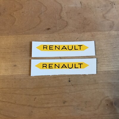 Renault Logo Transfer Pair for 5t Tonne CIJ 1/10 Truck Hood