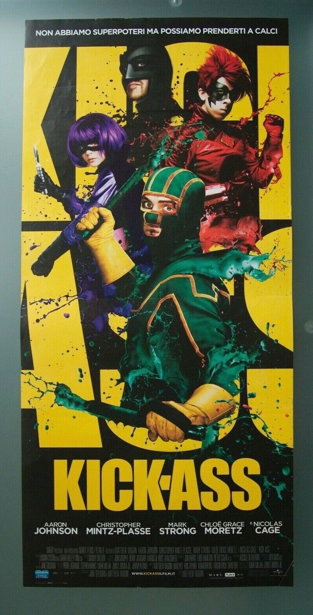 KICK-ASS Original Poster Aaron Taylor Johnson Nicolas Cage | eBay