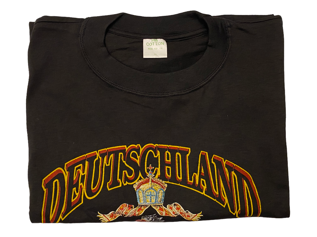 Vintage Deutschland-Germany Coat of Arms Cities Graphic T-Shirt 