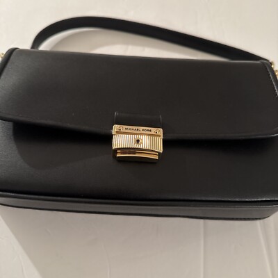 NEW MICHAEL KORS Bradshaw Small Leather Convertible Shoulder Bag