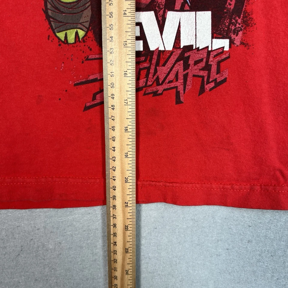 Nickelodeon  Teenage Mutant Ninja Turtles T Shirt Youth Small Red Cartoon - Image 3 of 4