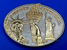 Liberty Centennial - Statue Of Liberty Nyc Celebration Numbered Belt Buckle