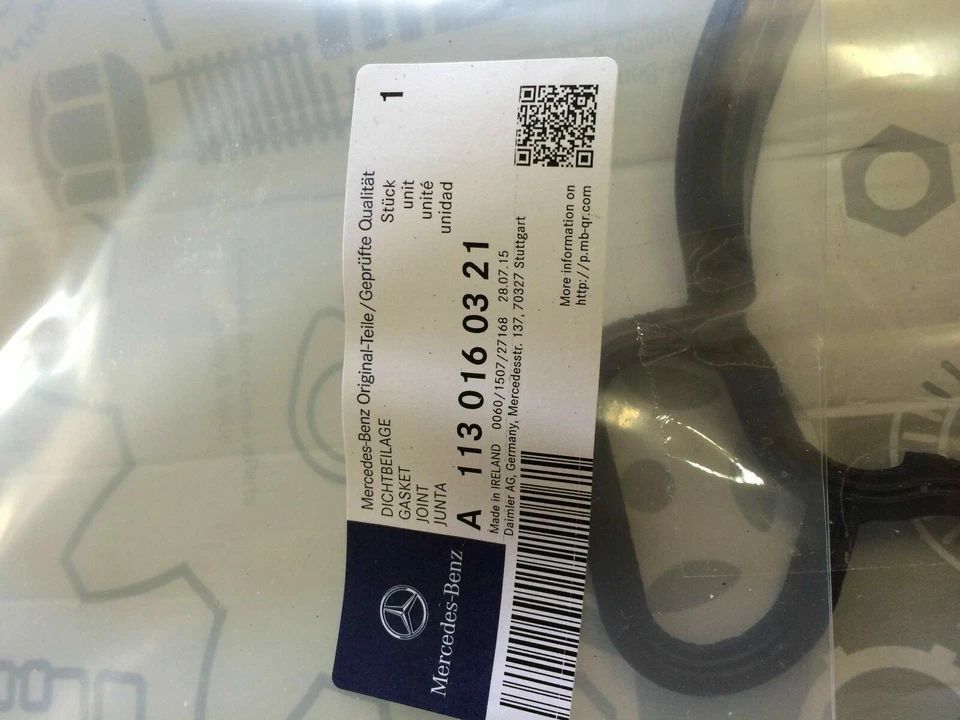 Mercedes Engine Valve Cover Left & Right Gaskets For W220 W219 W210 W211 W463 - Image 4 of 4