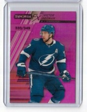 2020-21 UD Synergy FX Purple FX-48 Victor Hedman Tampa Bay Lightning 333/349