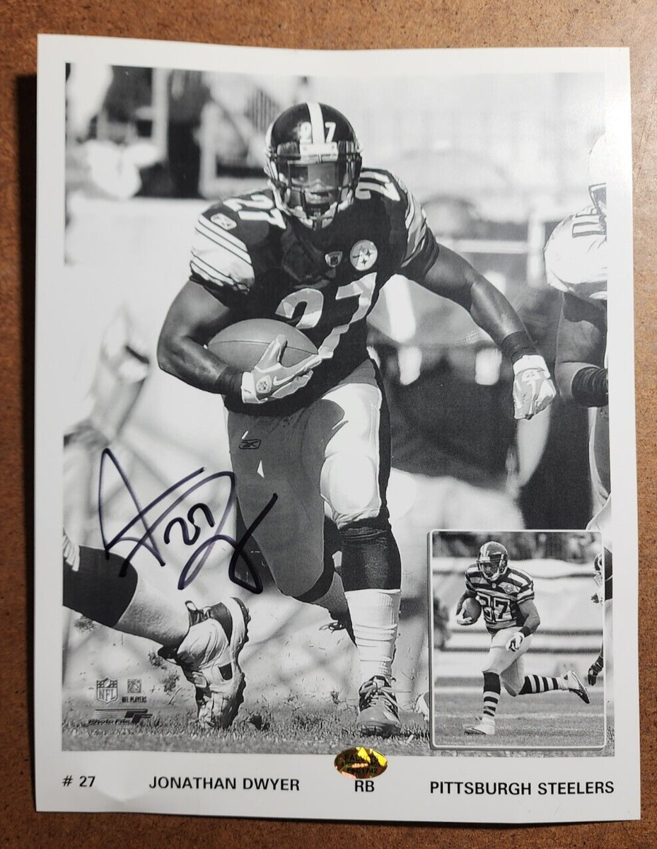 JONATHAN DWYER Pittsburgh Steelers RB SIGNED / Autographed Photo w