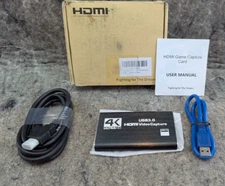 4K Ultra HD HDMI Video Capture USB 3.0 HDMI Video Capture Device, Full HD 1080P
