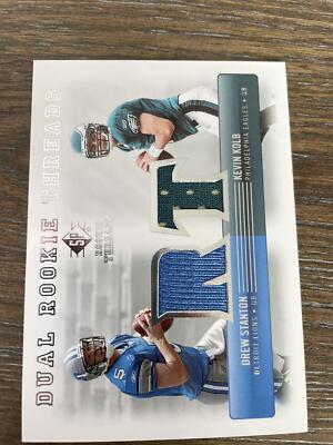 2007 SP Rookie Threads #DRT-SK Drew Stanton / Kevin Kolb Rookie Threads Dual