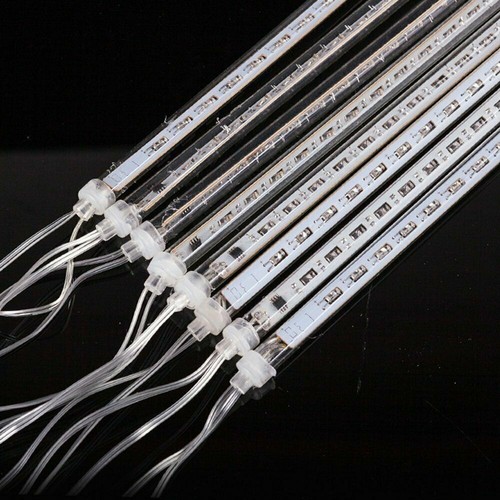 LED Meteor Shower Tube Lights Snow Rain Chain Lamp 30CM For Christmas Decor ERM - Picture 7 of 19