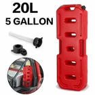 20L 5Gallon Can Emergency Backup Red Tank Fuel Gas Gasoline For Jeep Car